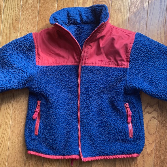 Carter’s Reversible Sweatshirt/Coat 3T - Picture 4 of 9